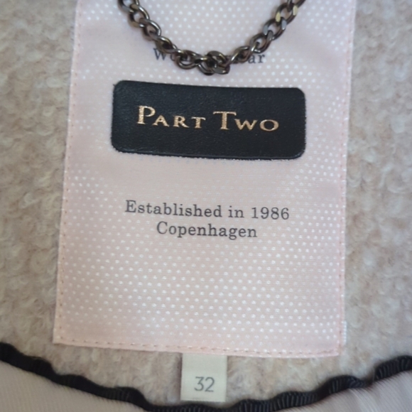 Part Two Boucle Cream Coat - Picture 2 of 3